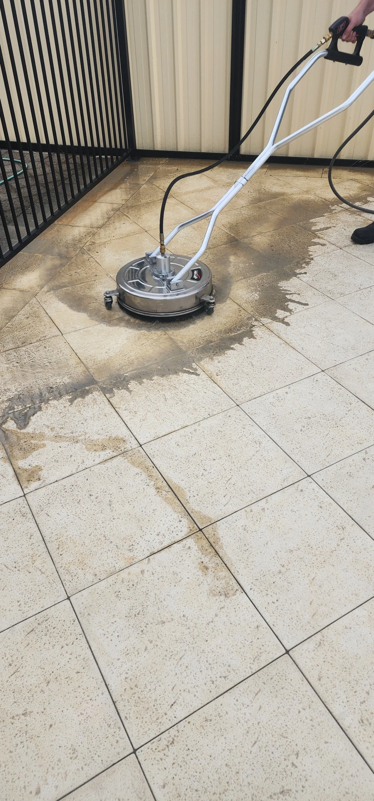 Patio Cleaning Before and After